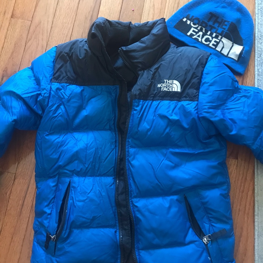 Northface jacket and hat